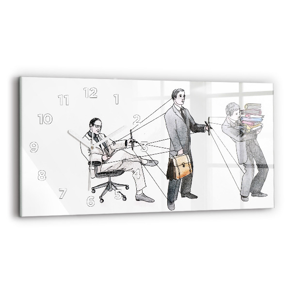 Orologio rettangolare Persone burattinaie