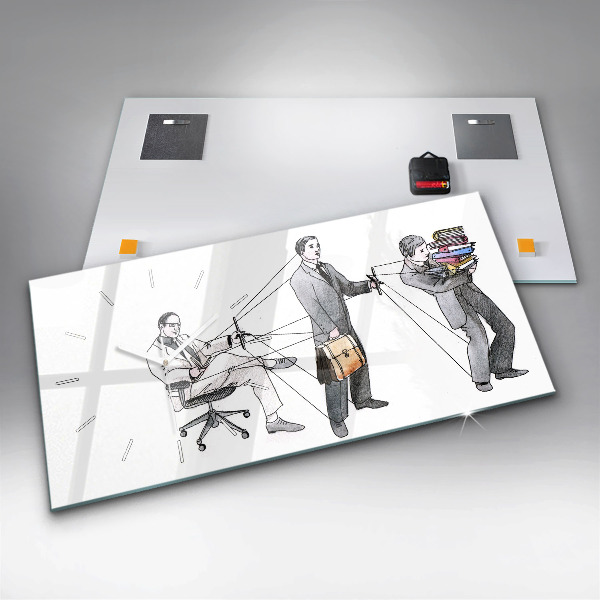 Orologio rettangolare Persone burattinaie