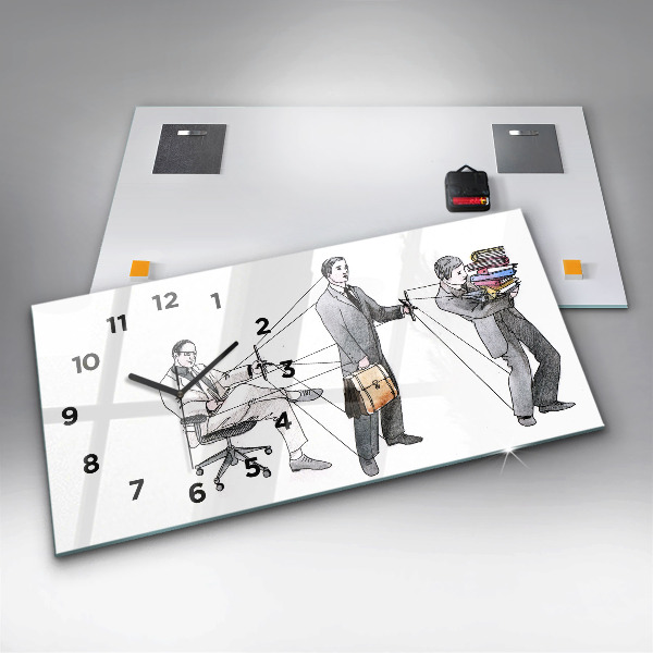 Orologio rettangolare Persone burattinaie