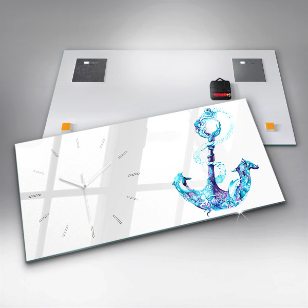 Orologio rettangolare Ancora galleggiante