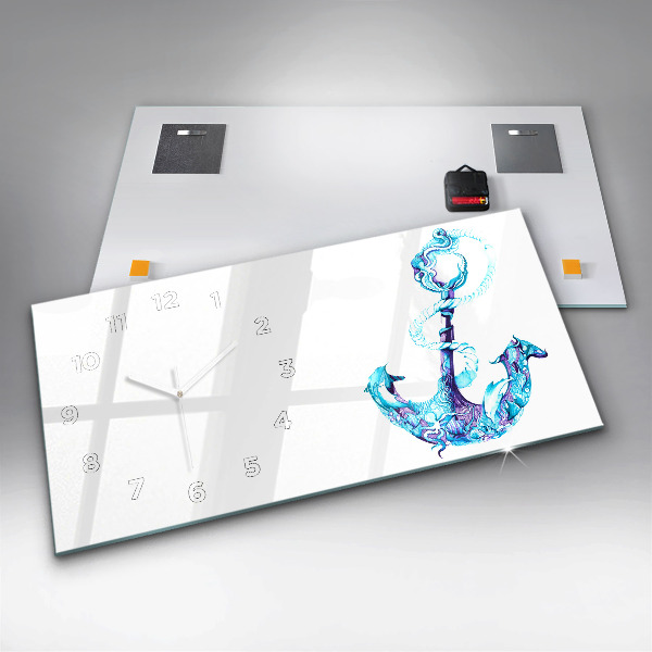 Orologio rettangolare Ancora galleggiante