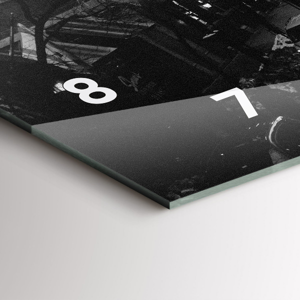 Orologio rettangolare Strade della città di Chicago