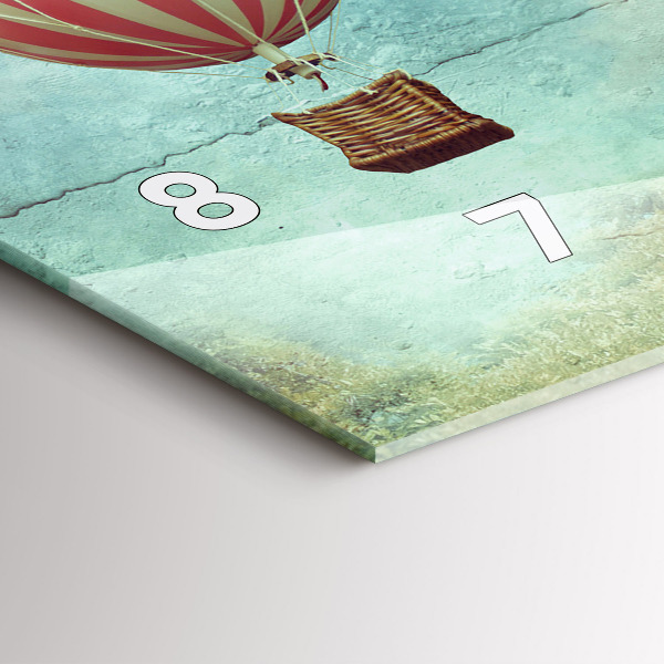 Orologio rettangolare Palloncini