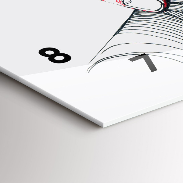 Orologio rettangolare Tenersi per mano