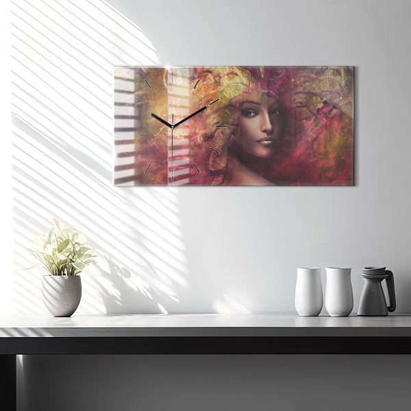 Orologio rettangolare Ritratto di una donna