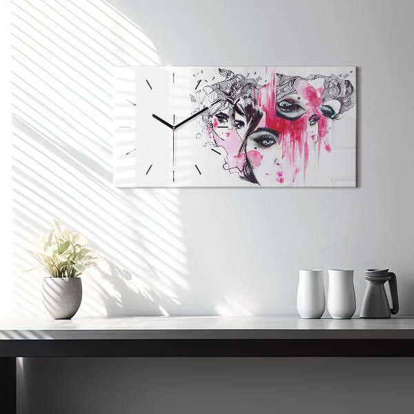 Orologio rettangolare I molti volti dell'astrazione