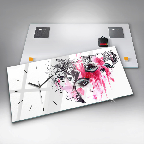 Orologio rettangolare I molti volti dell'astrazione