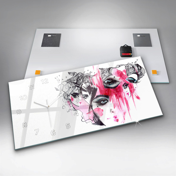 Orologio rettangolare I molti volti dell'astrazione