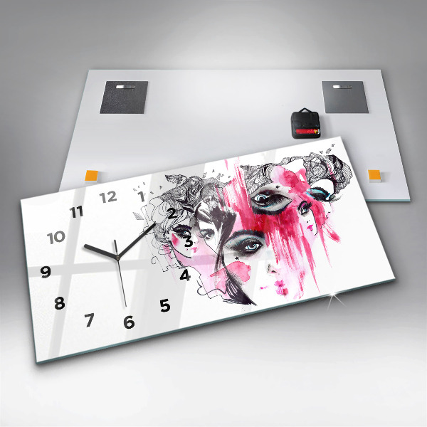 Orologio rettangolare I molti volti dell'astrazione