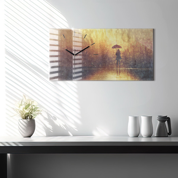 Orologio rettangolare donna con ombrello