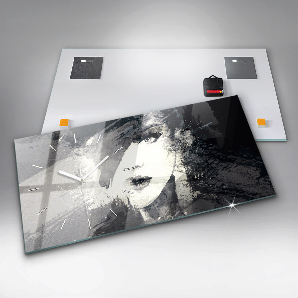 Orologio rettangolare Donna - acquerelli