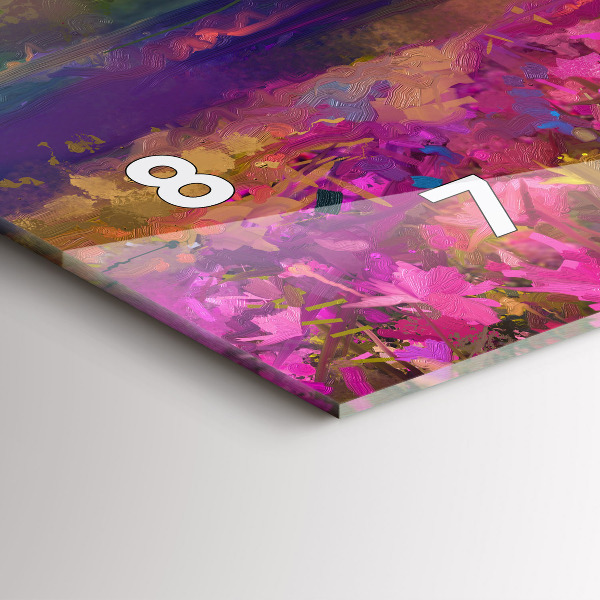 Orologi orizzontali Paesaggio di natura e fiori