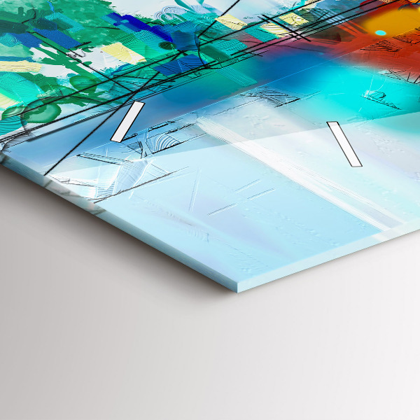 Orologi orizzontali Ponte astratto