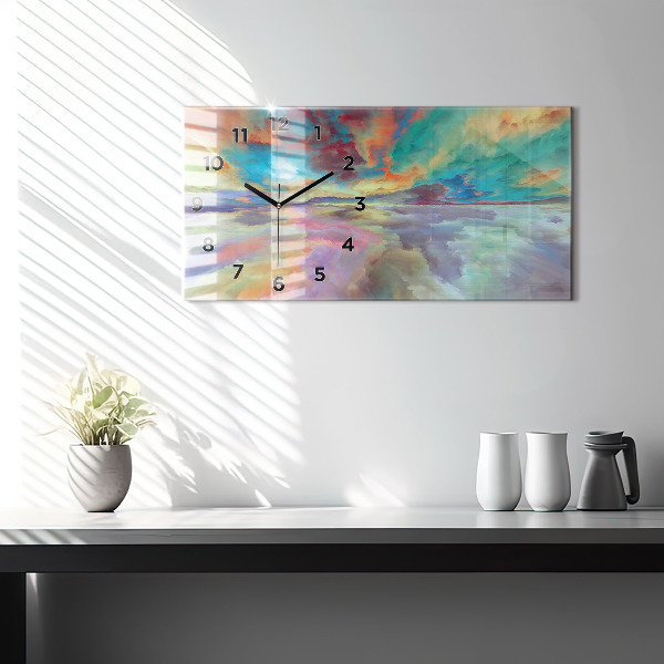 Orologi orizzontali Paesaggio astratto
