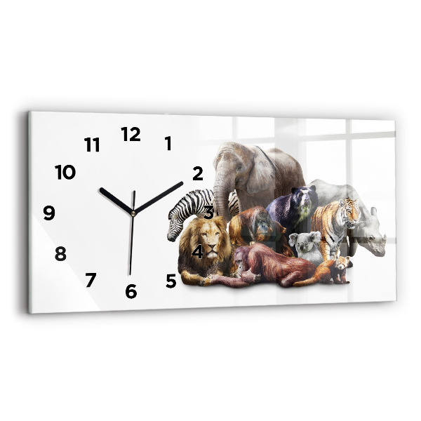 Orologio rettangolare Animali selvatici