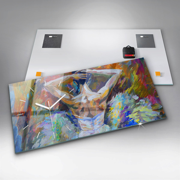 Orologi orizzontali Ballerina dipinta