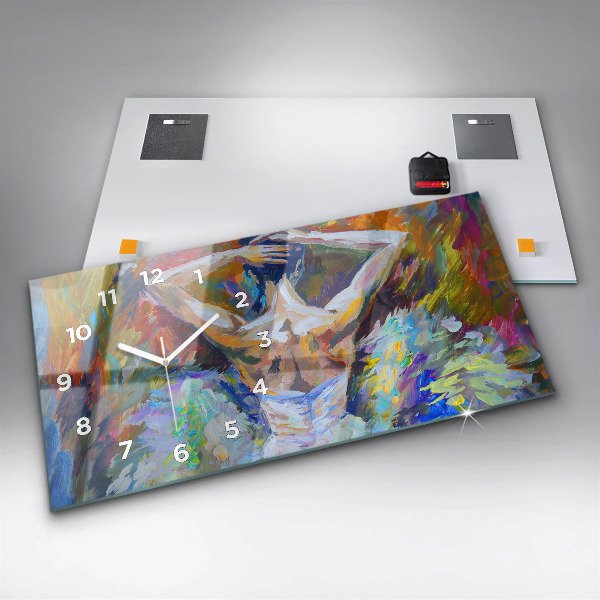 Orologi orizzontali Ballerina dipinta