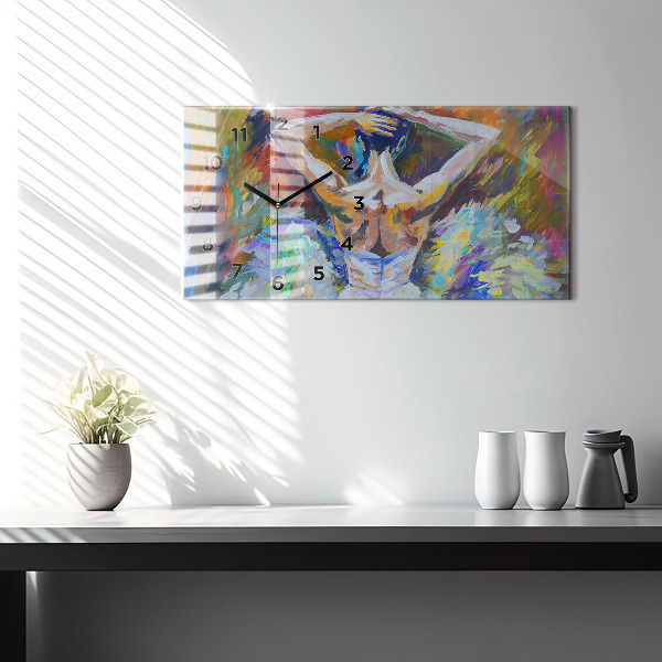 Orologi orizzontali Ballerina dipinta