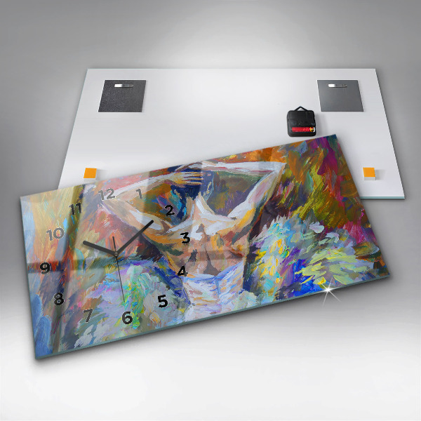 Orologi orizzontali Ballerina dipinta