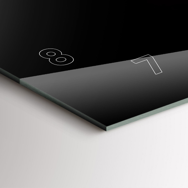 Orologio rettangolare Bicchiere da vino