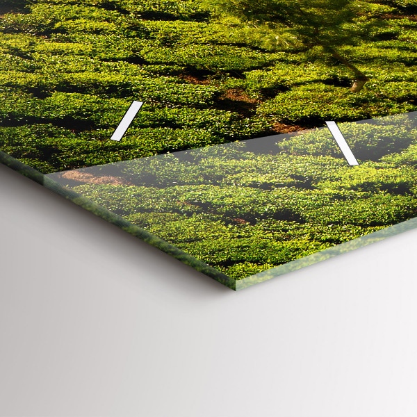 Orologio rettangolare Collina del tè