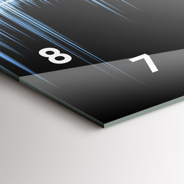 Orologio rettangolare Microfono e cuffie