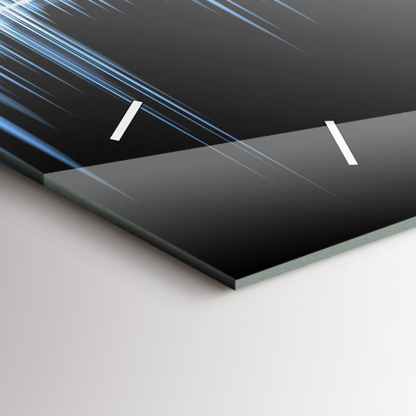 Orologio rettangolare Microfono e cuffie