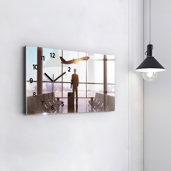 Orologio rettangolare Uomo all'aeroporto