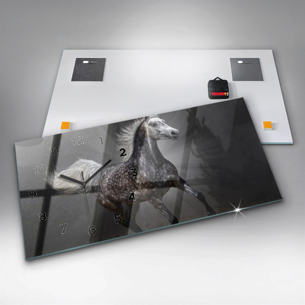 Orologio rettangolare Cavallo al galoppo