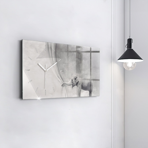 Orologio rettangolare Elefante