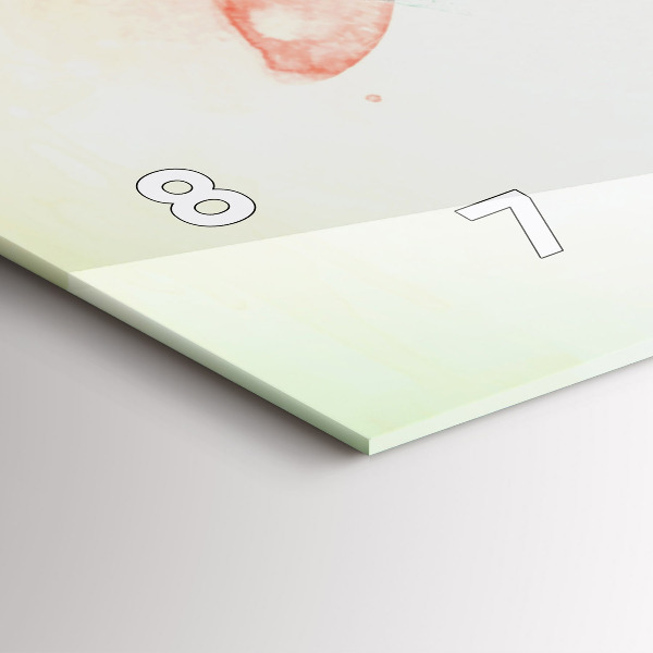 Orologio rettangolare Volto di donna astratto