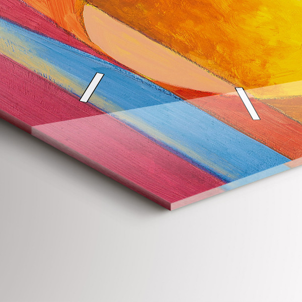 Orologio rettangolare Decorazione artistica Astrazione