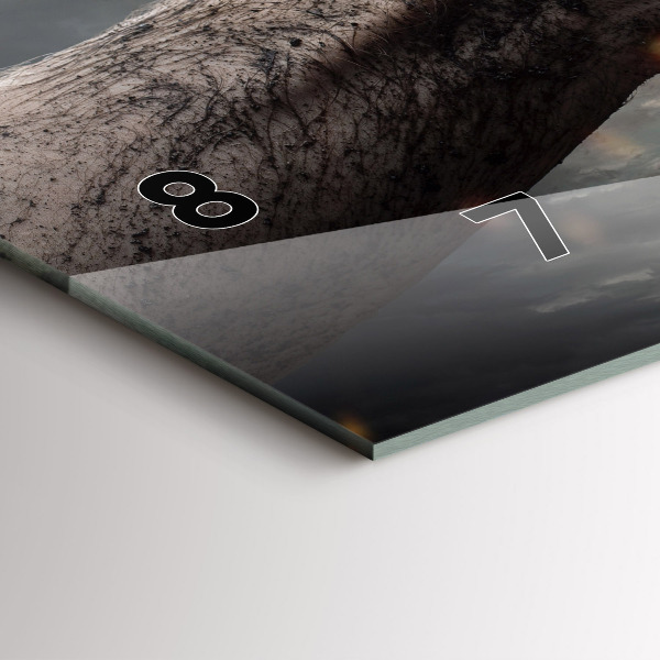 Orologio rettangolare Pugni Forza Potenza