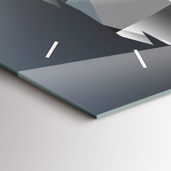 Orologio rettangolare Testa di lupo