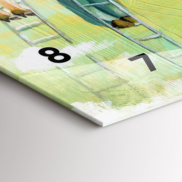 Orologio rettangolare Persone sulla scala