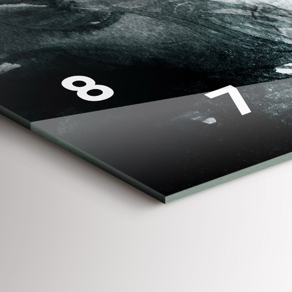 Orologio rettangolare Ritratto di una donna labbra rosse