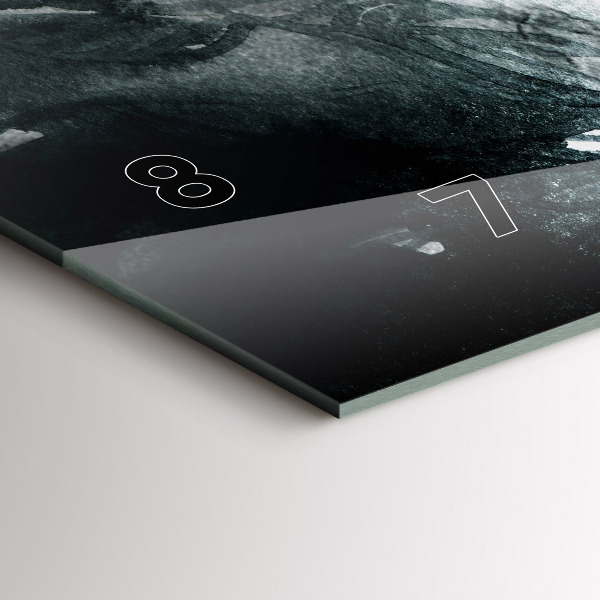 Orologio rettangolare Ritratto di una donna labbra rosse