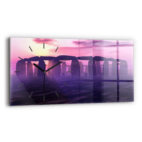 Orologio rettangolare Tramonto a Stonehenge