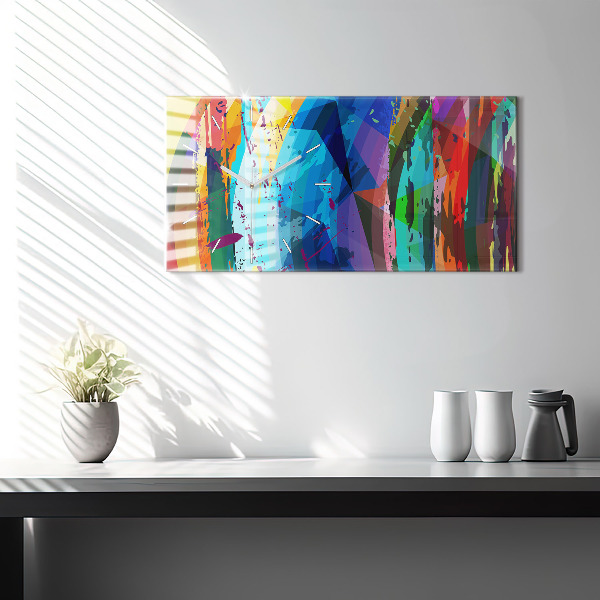 Orologio rettangolare Sfondo astratto