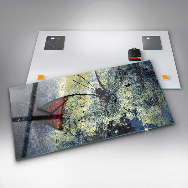 Orologio rettangolare Stile vintage farfalla