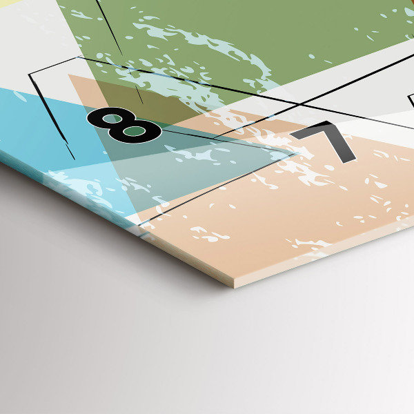 Orologio rettangolare Triangoli motivo geometrico