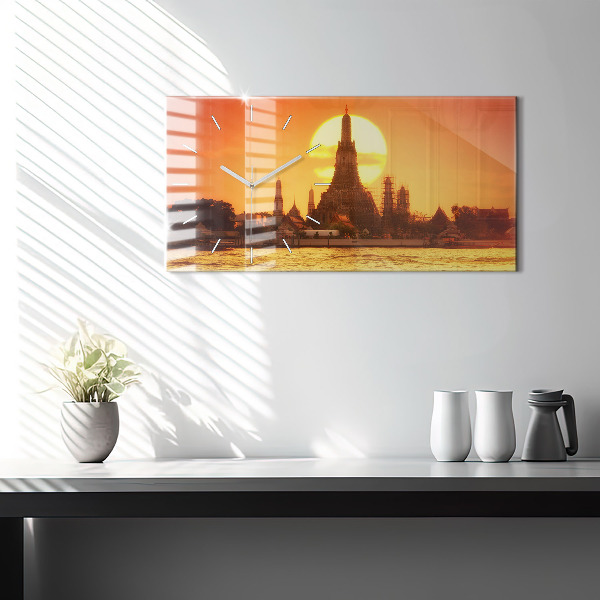 Orologi orizzontali Wat arun bangkok thailand