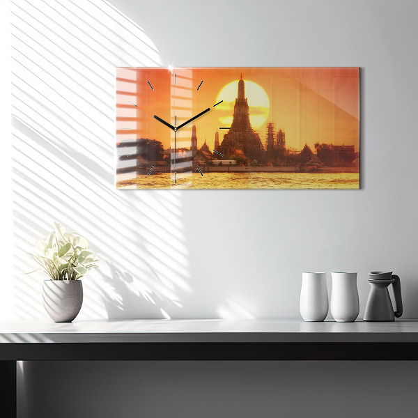 Orologi orizzontali Wat arun bangkok thailand