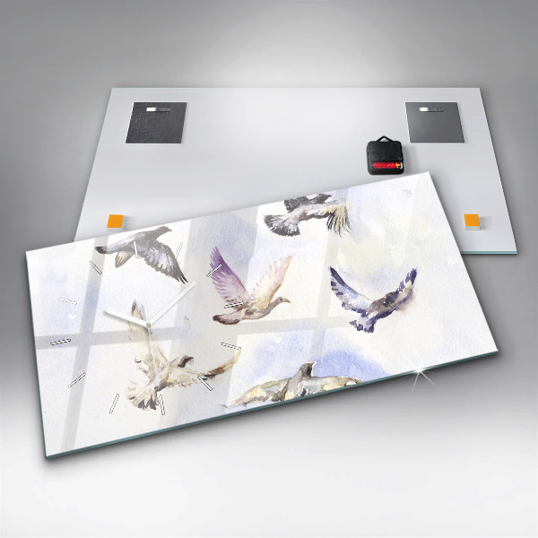 Orologi orizzontali Uccelli volanti