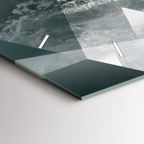 Orologi orizzontali Onde astratte del mare