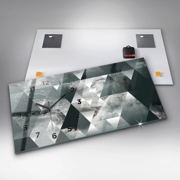 Orologi orizzontali Onde astratte del mare