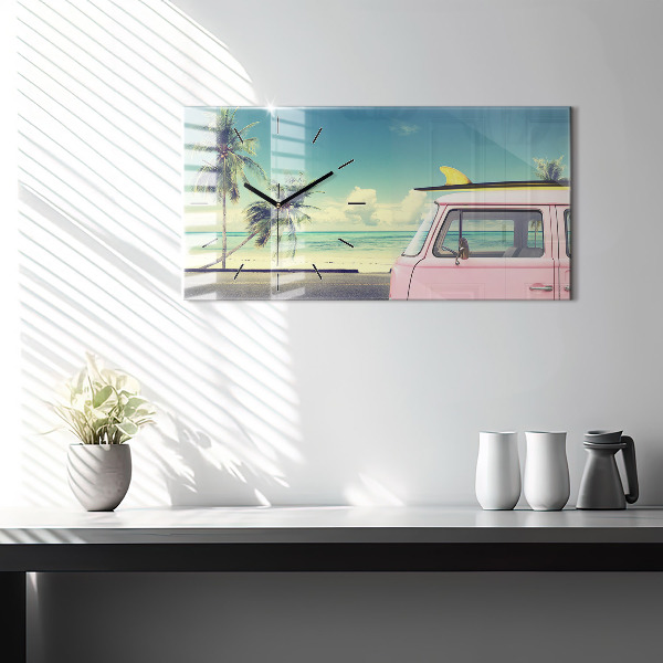 Orologi orizzontali Auto con tavola da surf