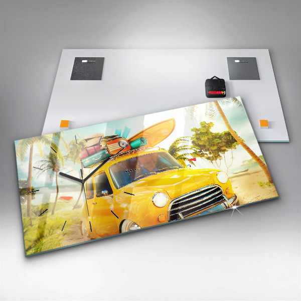 Orologi orizzontali Auto con tavola da surf