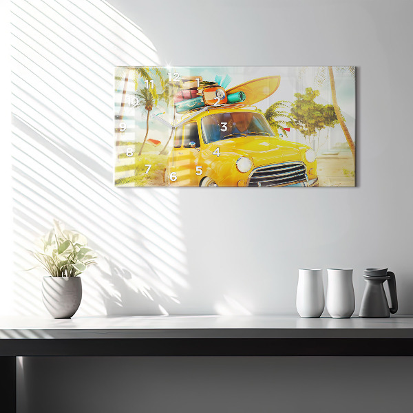 Orologi orizzontali Auto con tavola da surf