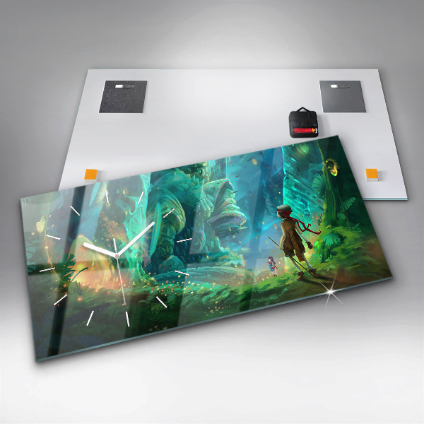 Orologi orizzontali Bambini in una foresta da favola